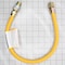 Thrifco Plumbing 3/8 Inch OD X 1/4 Inch ID, 1/2 Inch MIP x 1/2 Inch FIP 24 Inch  SS Gas Connector W/ EFV 4408687 - alternate 4